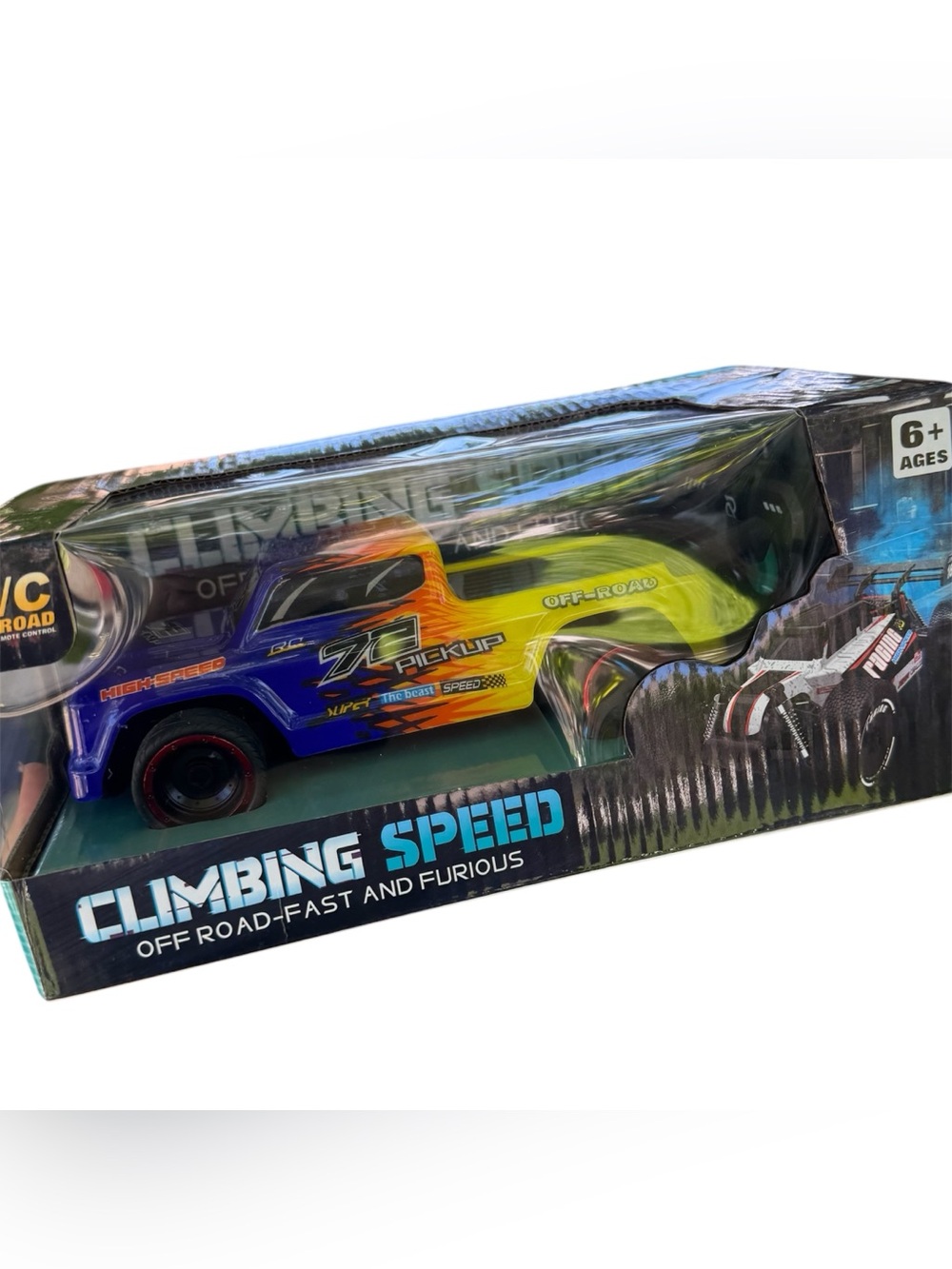 Climbing Speed Off Road Fast Furious Remote Control Pick Up Light Truck Car Toy
